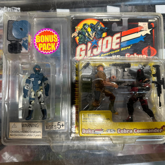 2002 Hasbro G.I. Joe SUREFIRE VS. COBRA SLICE w/ Bonus Pack