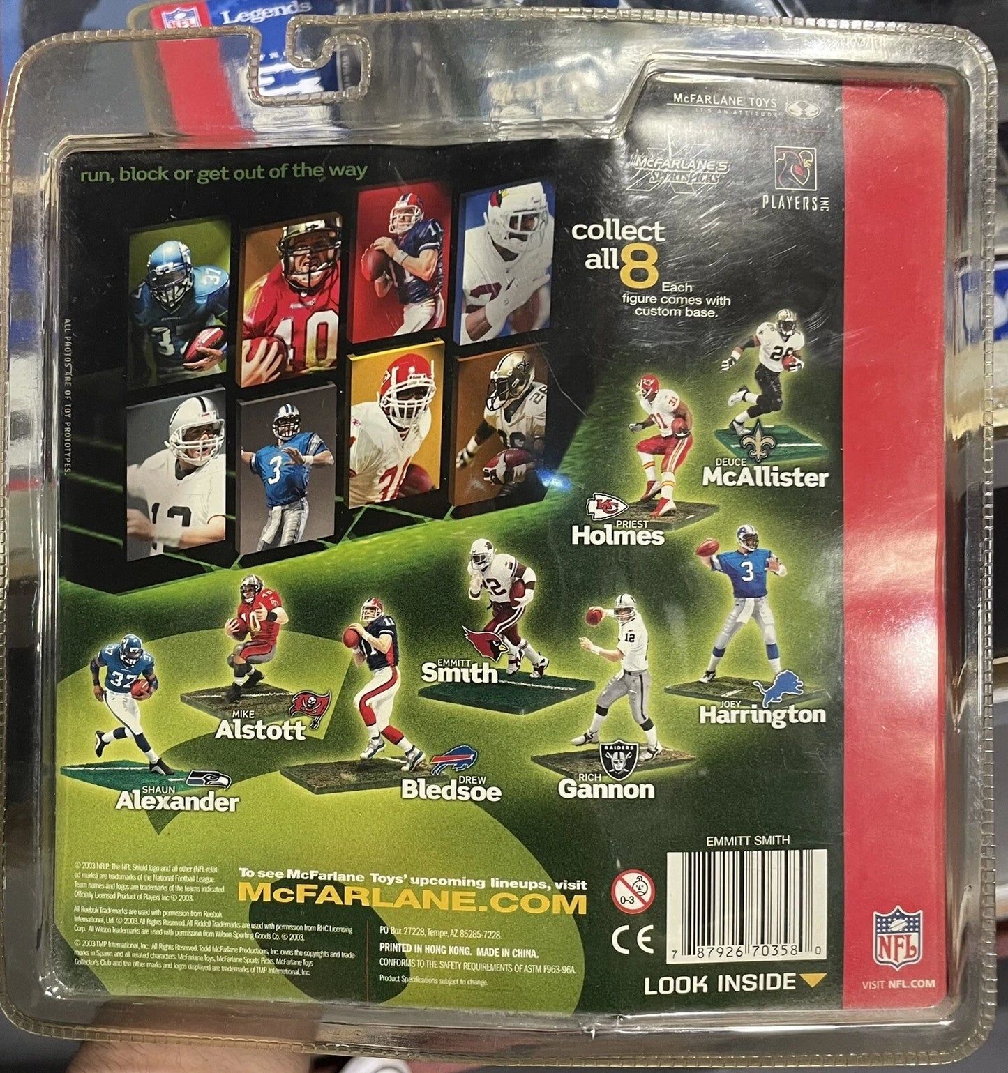 McFarlane's Series 6 Emmitt Smith Arizona Cardinals Action Figure #22 New