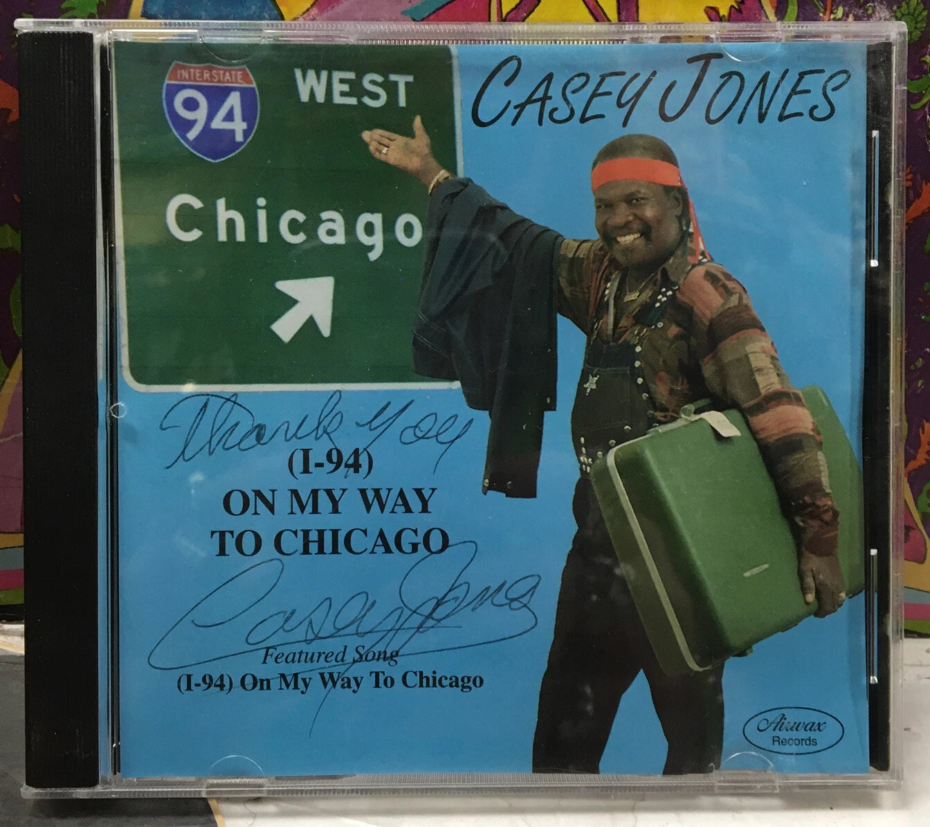 Casey Jones On My Way Yo Chicago Autographed CD