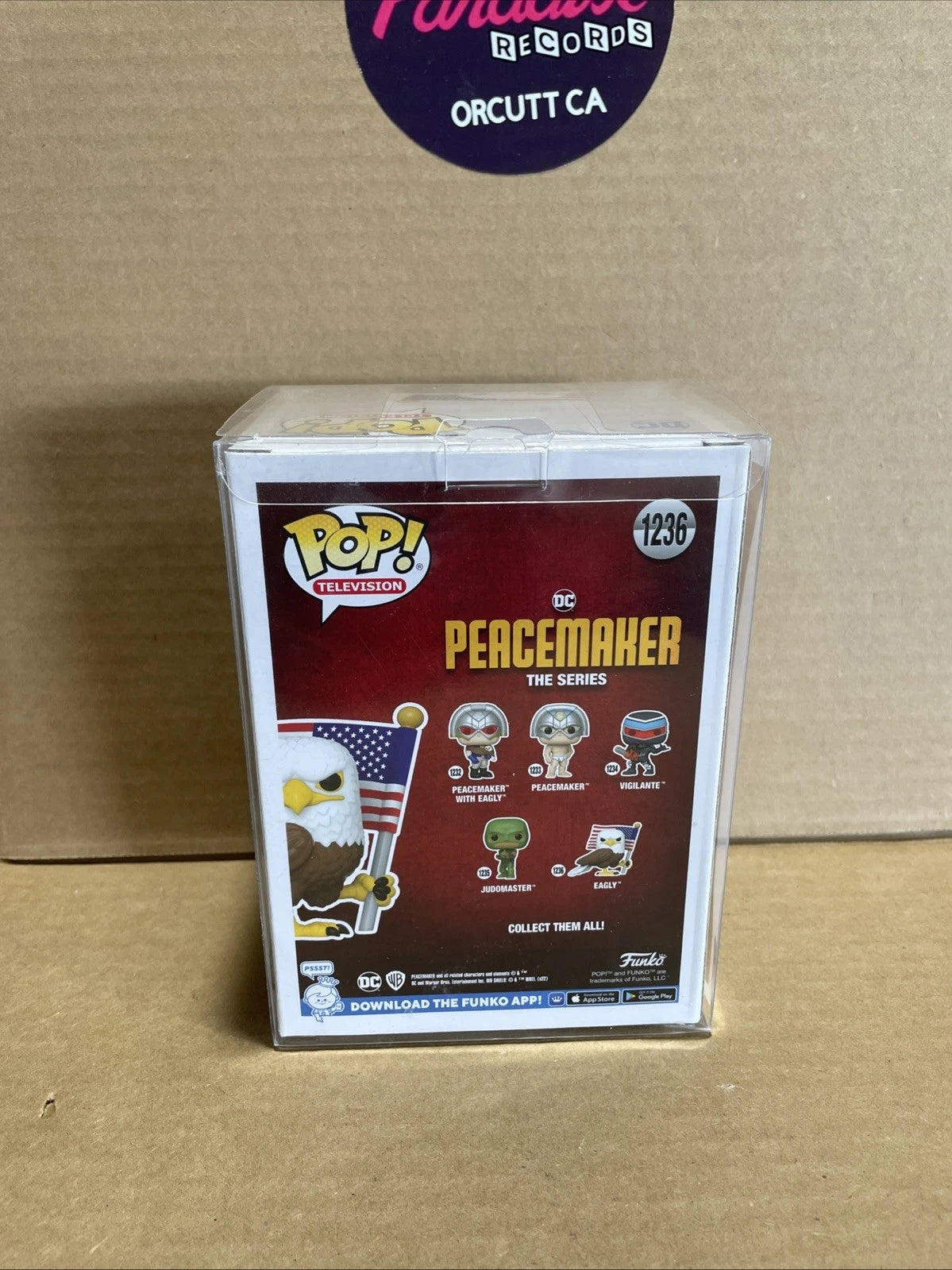 Funko Pop Peacemaker Eagly #1236 Flocked Special Edition W Protector