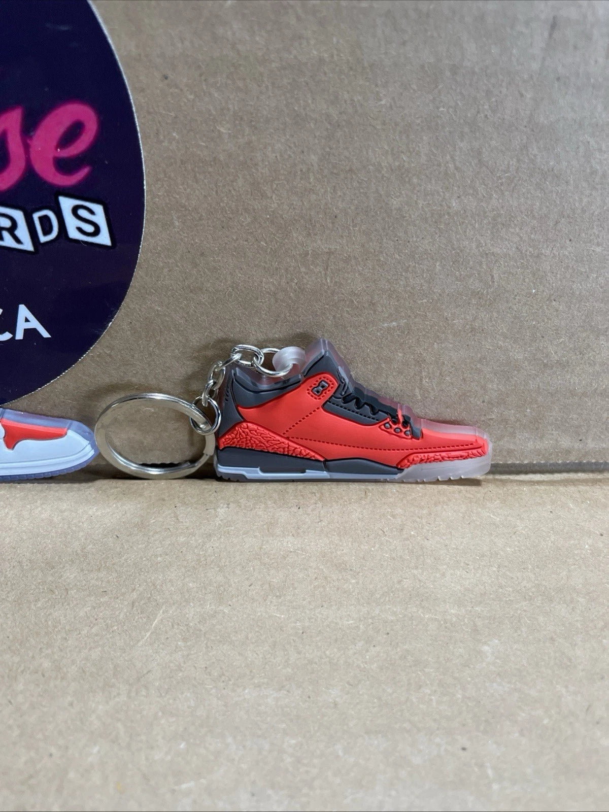 Retro Nike Michael Jordan Air Jordans Shoe Keychains Lot Of 3