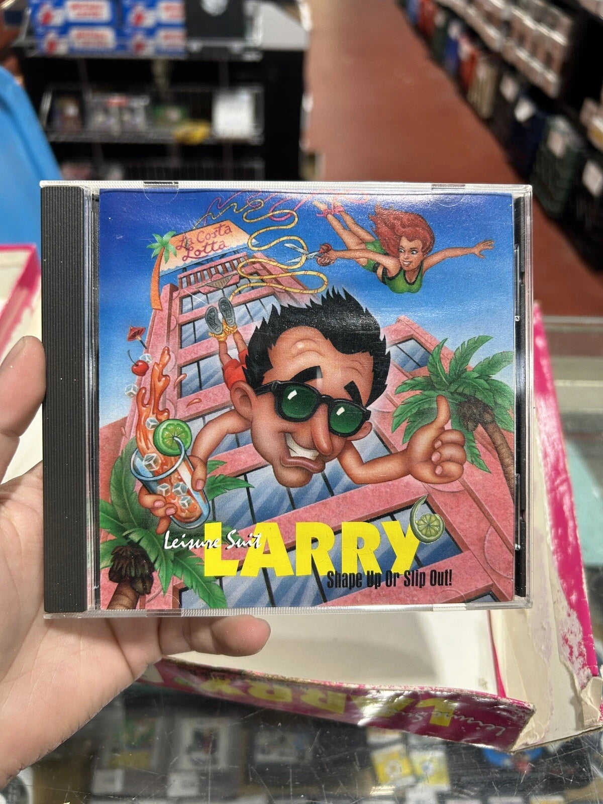 Leisure Suit Larry Shape Up or Slip Out PC Computer Video Game CD Sierra 1994