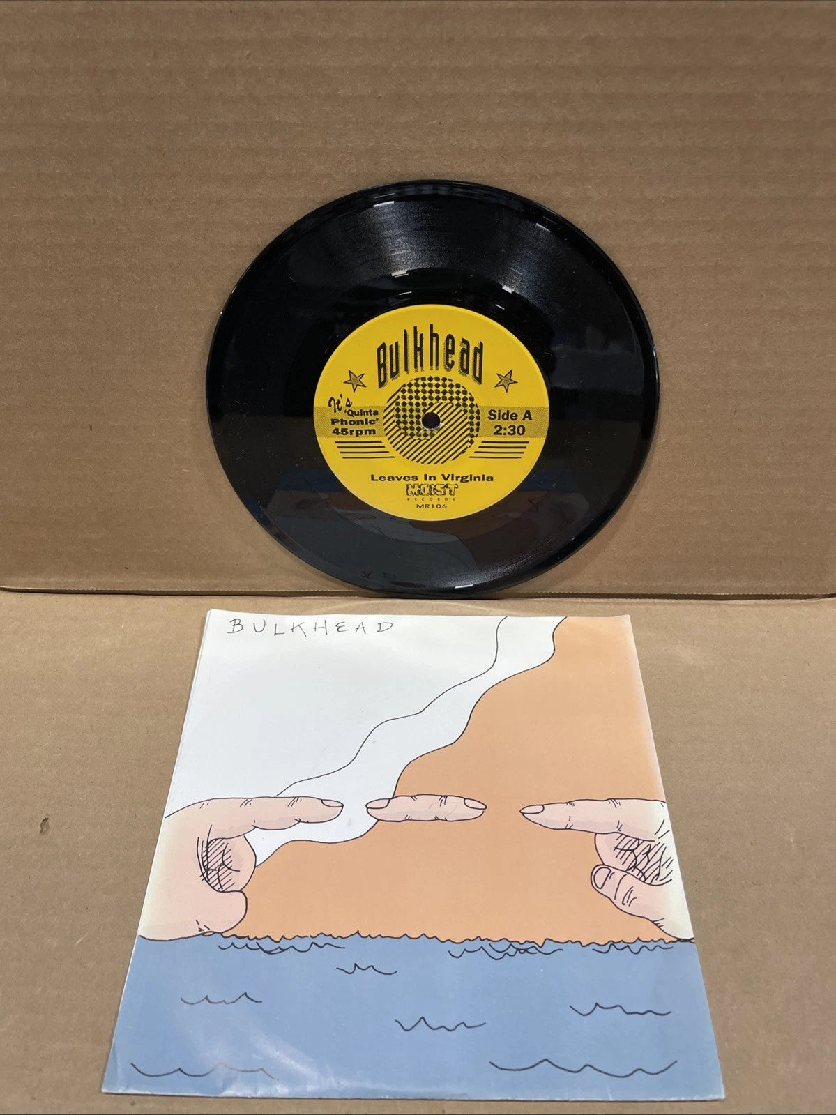 Bulkhead 12/Leaves In Virginia Moist Records 45RPM W Picture Disk