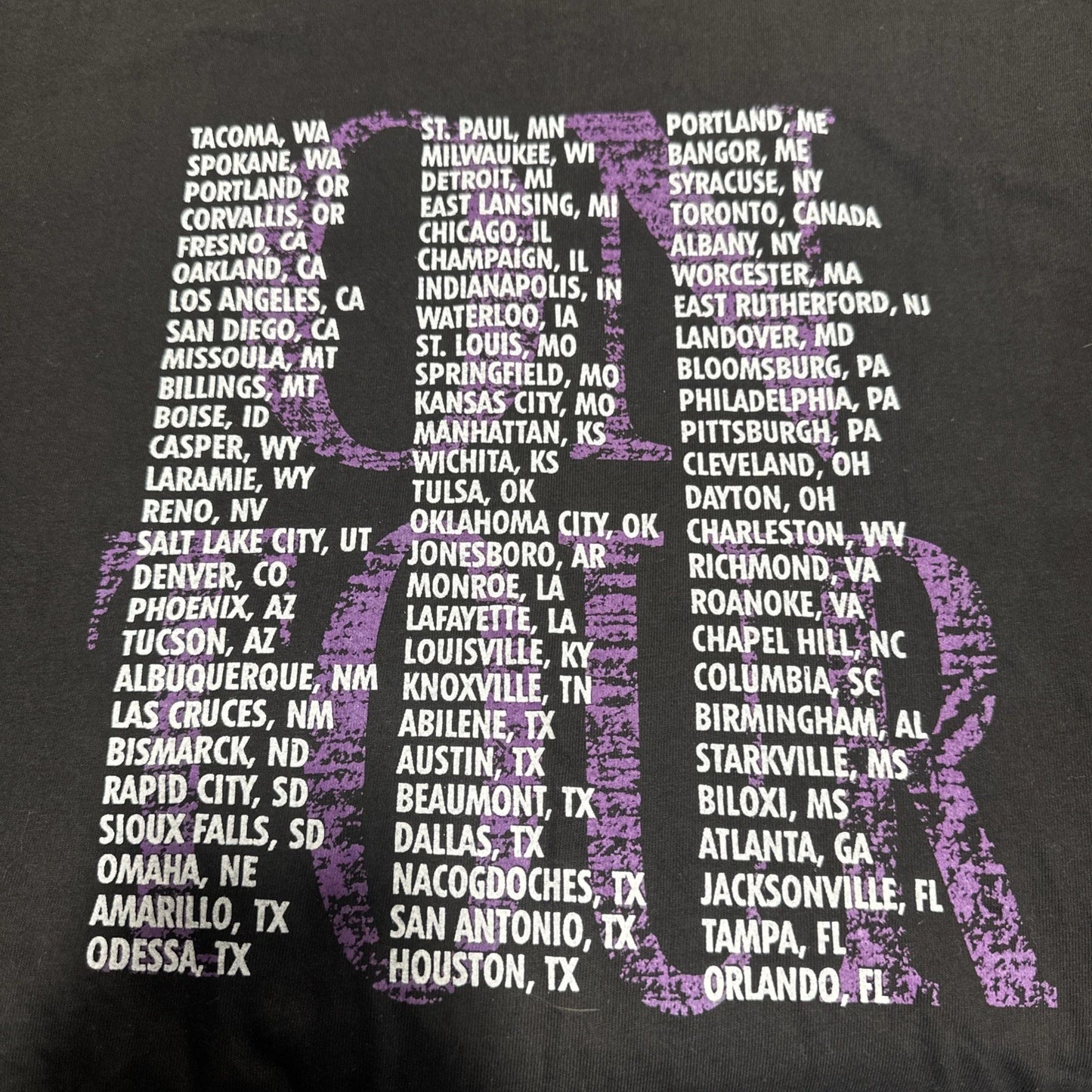 VTG 90s Garth Brooks On Tour Single Stitch T-Shirt Sz XL