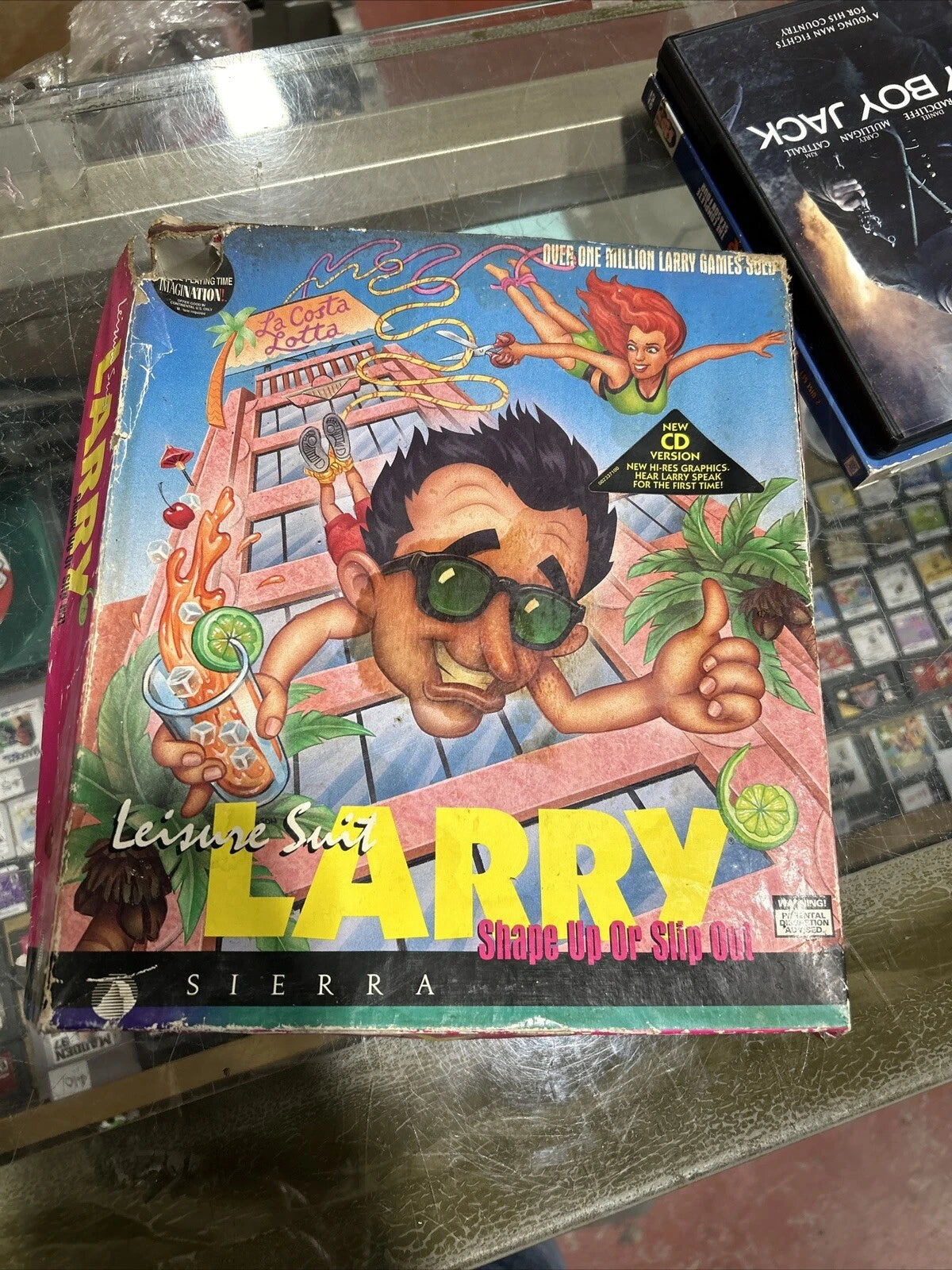 Leisure Suit Larry Shape Up or Slip Out PC Computer Video Game CD Sierra 1994