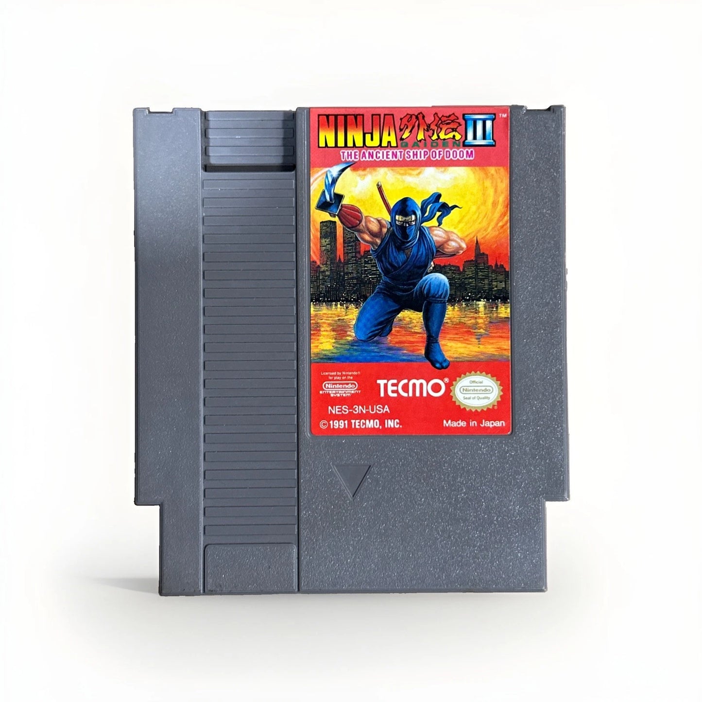 RARE - Ninja Gaiden III: The Ancient Ship of Doom + Nintendo Sleeve NES