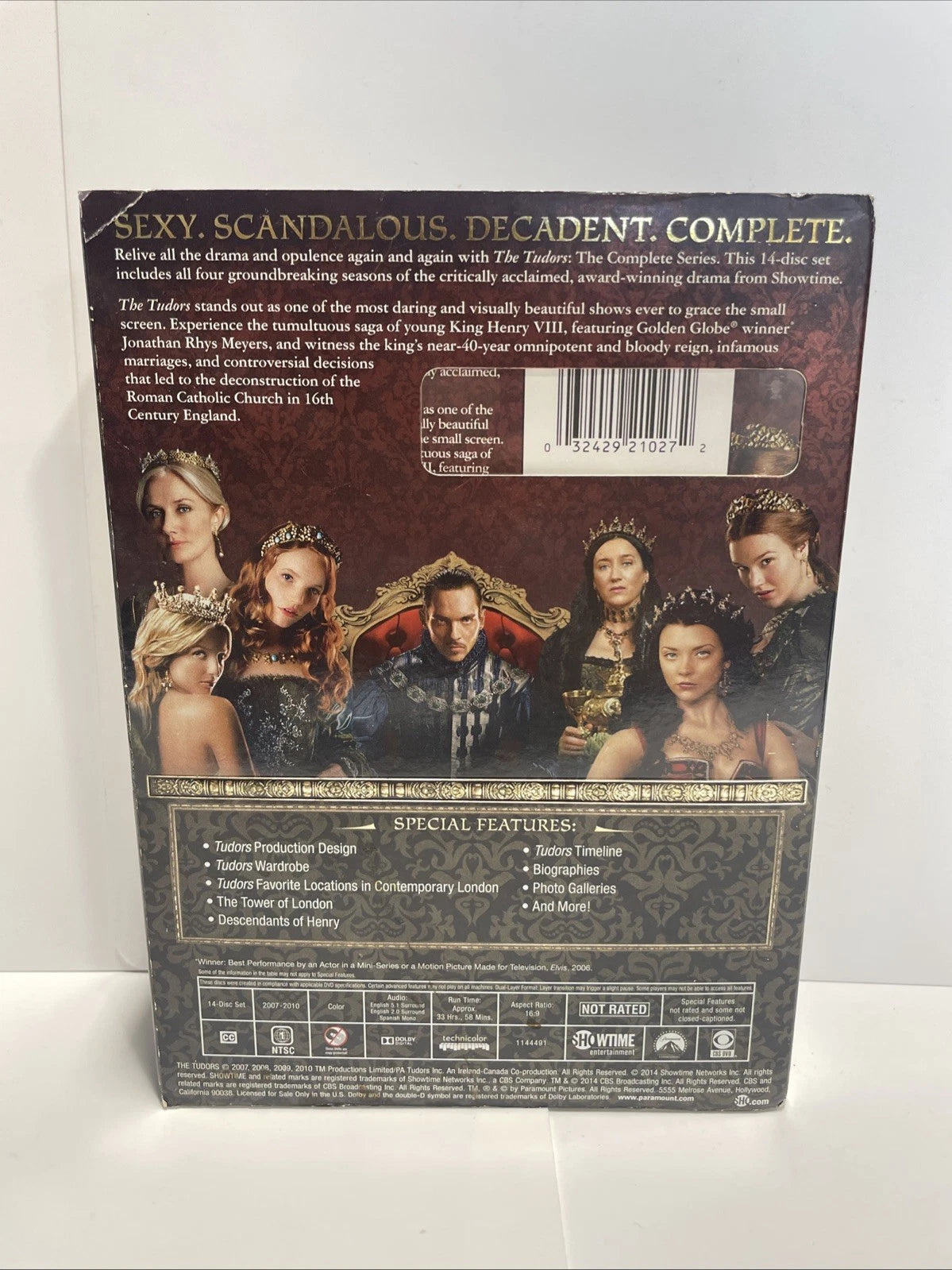 The Tudors: The Complete Series (DVD 2007-2010 14-Disc Set) Jonathan Rhys Meyers