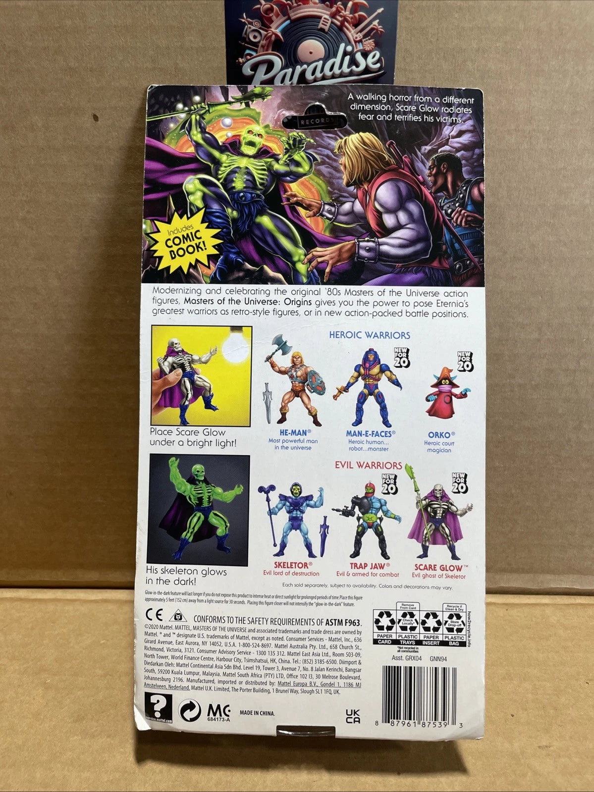 Masters of the Universe Origins Scare Glow Action Figure Brand New