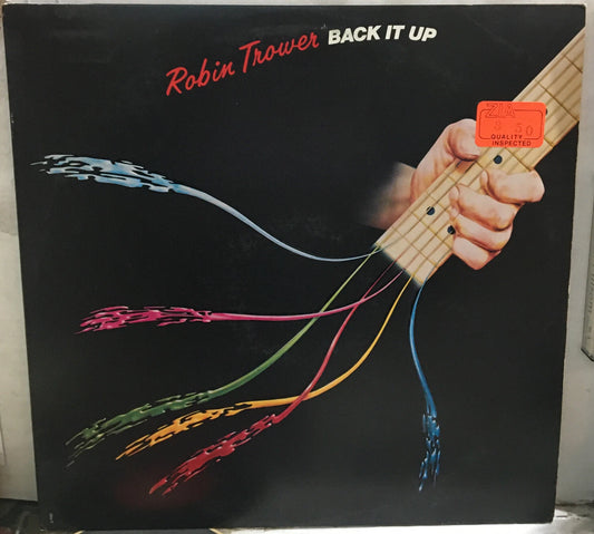 Robin Trower Back It Up Promo Record FV41420