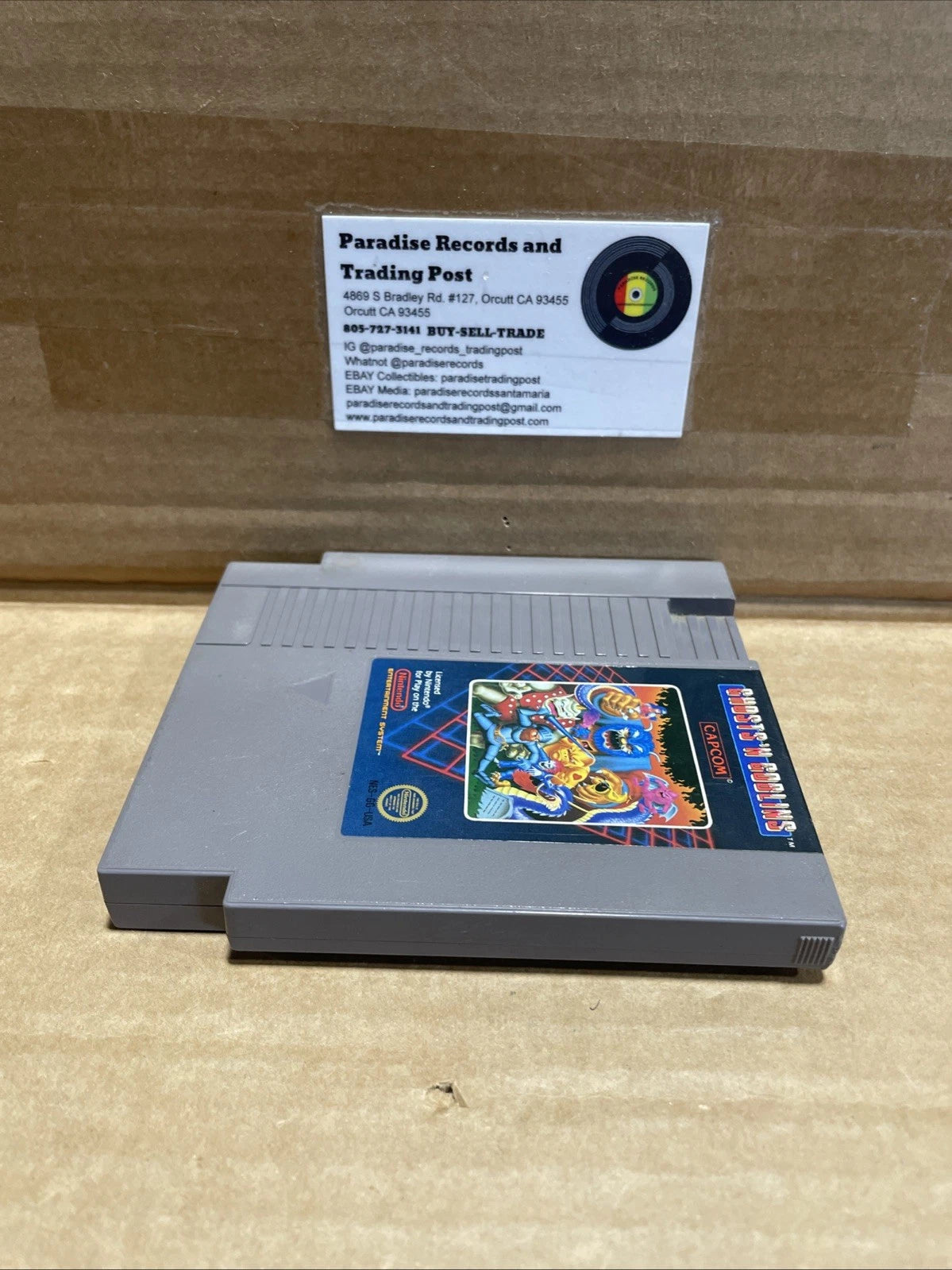 Ghosts 'n Goblins (1986, Nintendo NES) CARTRIDGE ONLY
