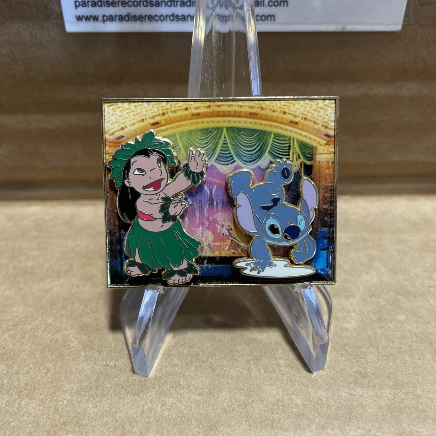 Disney DSF DSSH Lilo and Stitch Hula On El Capitan Theatre Stage LE 300 Pin