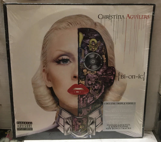 CHRISTINA AGUILERA Bionic RARE 2010 ORIGINAL FIRST PRESS 3x VINYL LP NEW SEALED