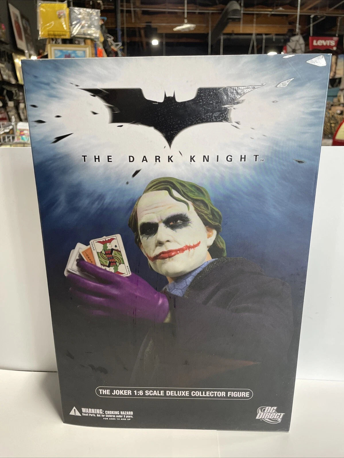 The Joker DC Direct Deluxe 1:6 Scale Dark Knight Collector Figure Ledger NEW