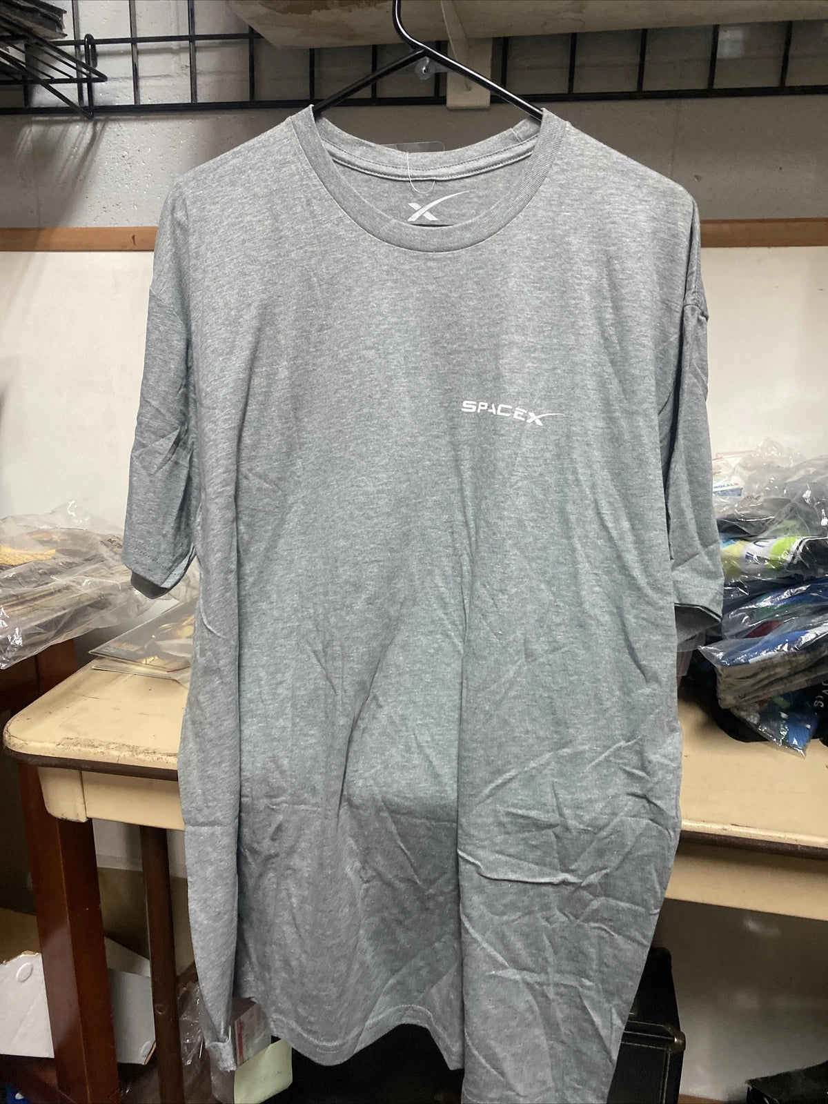 SpaceX Authentic Company Mission TShirt PAZ Falcon 9 Vandenberg NEW Elon Musk