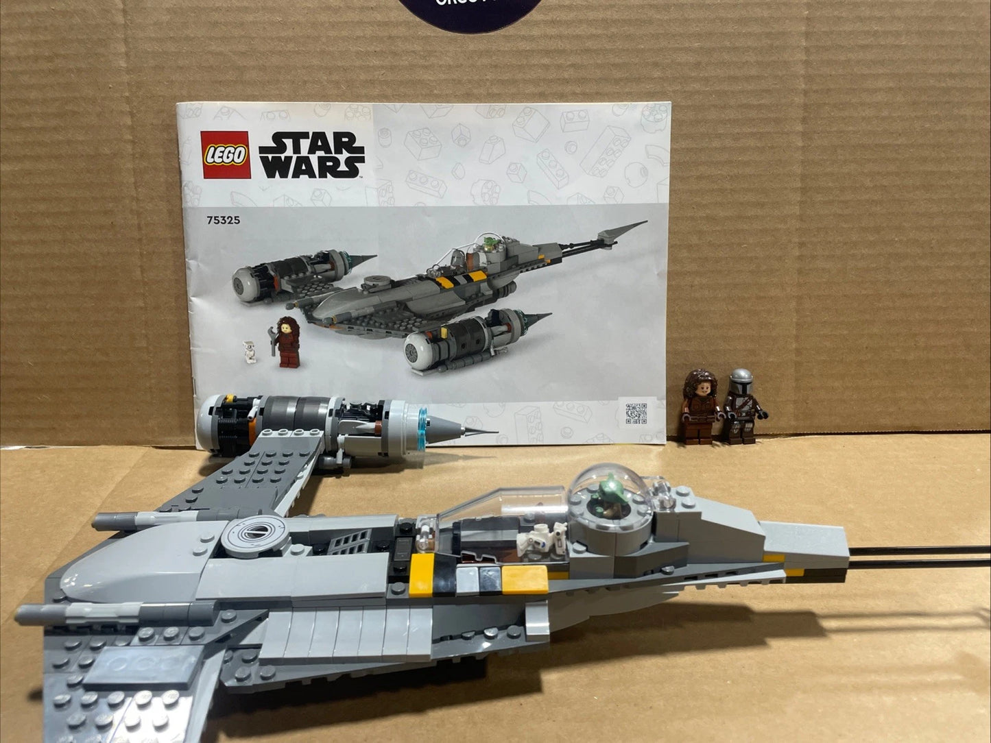 LEGO Star Wars 75325 N-1 Starfighter No Box Complete W Mini Figs W Manual