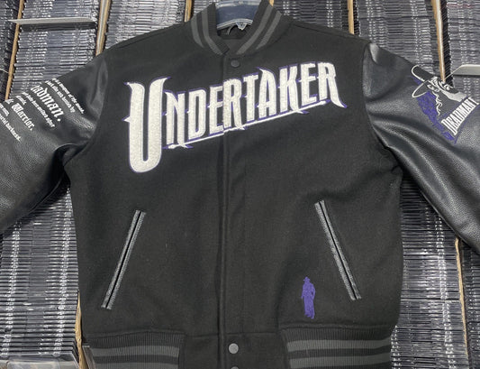 Undertaker Varsity Letterman Jacket Men’s Size Small WWE x SP