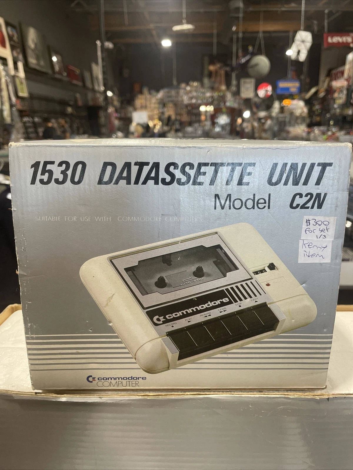 Commodore 1530 Datassette Unit Model C2N + Commodore Single Floppy Disk