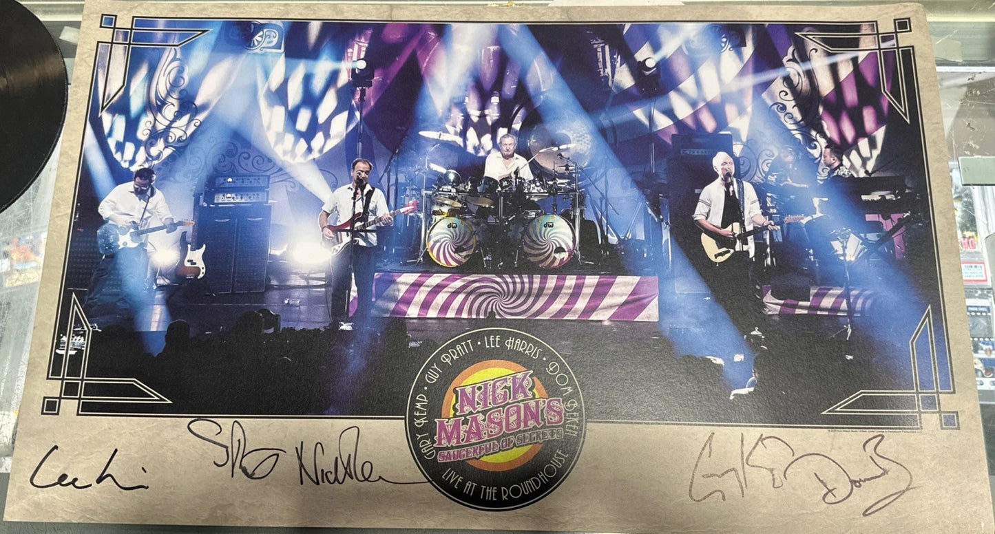 Nick Mason's Saucerful of Secrets Concert Poster (Signed) 2299/2600