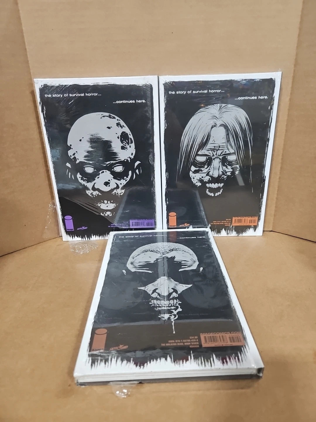 The Walking Dead Book 1 -7 by Robert Kirkman (Hardcover, 2013)