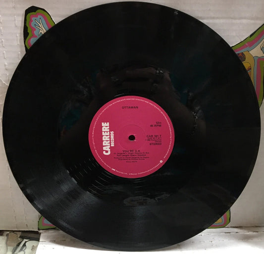 Ottawan You’re O.K./D.I.S.C.O. 12” UK Import Record CAR161T