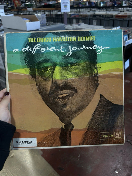 Chico Hamilton Quintet-A Different Journey LP Reprise R-6078 white label promo