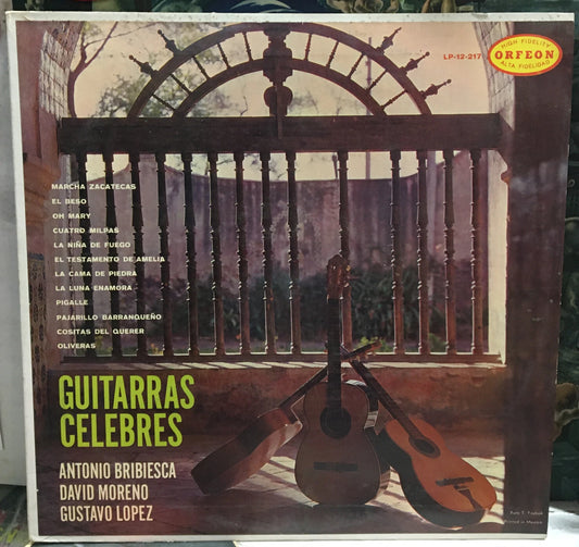 Guitarras Celebres Various Import Record LP-12-217