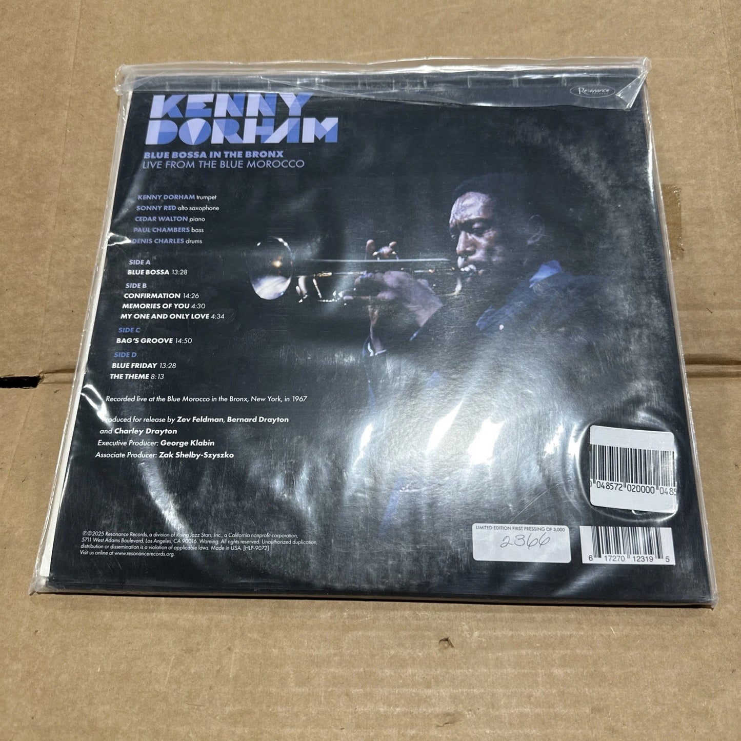 Kenny Dorham - Blue Bossa In The Bronx: Live From The Blue Morocco RSD 2025
