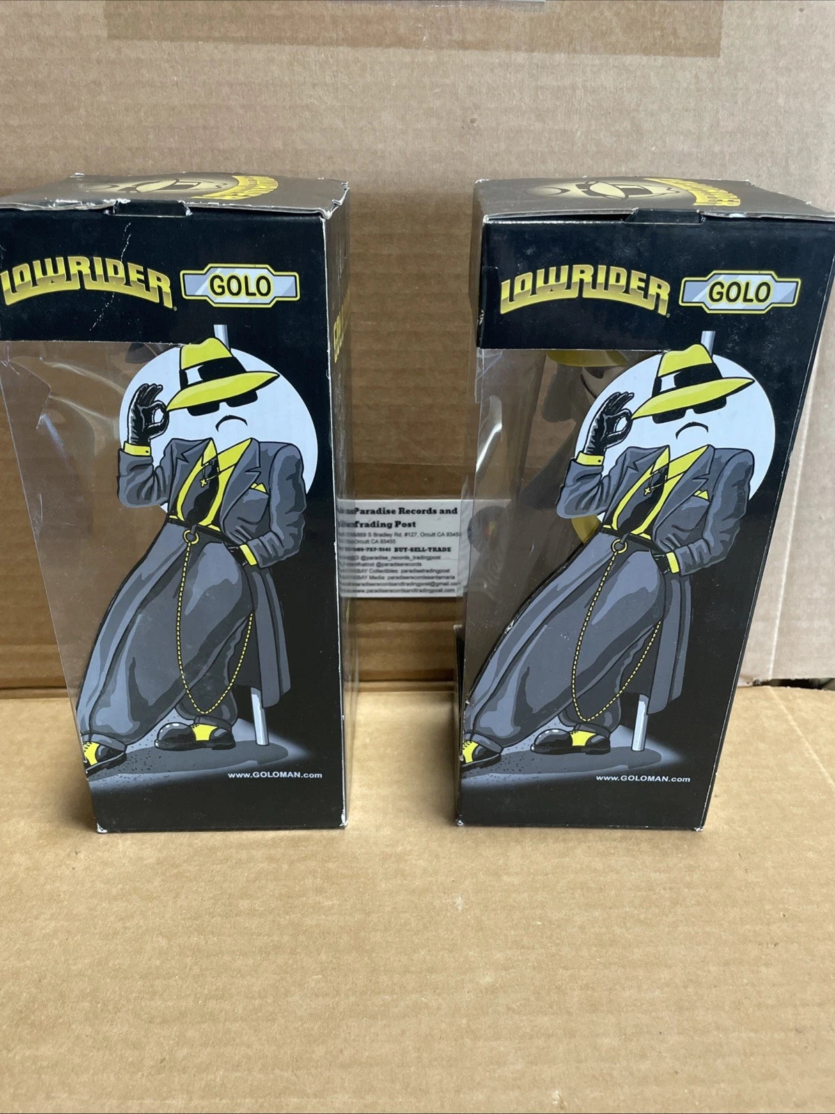 Lowrider Golo Man Homies Yellow / Gold and Blue Bundle