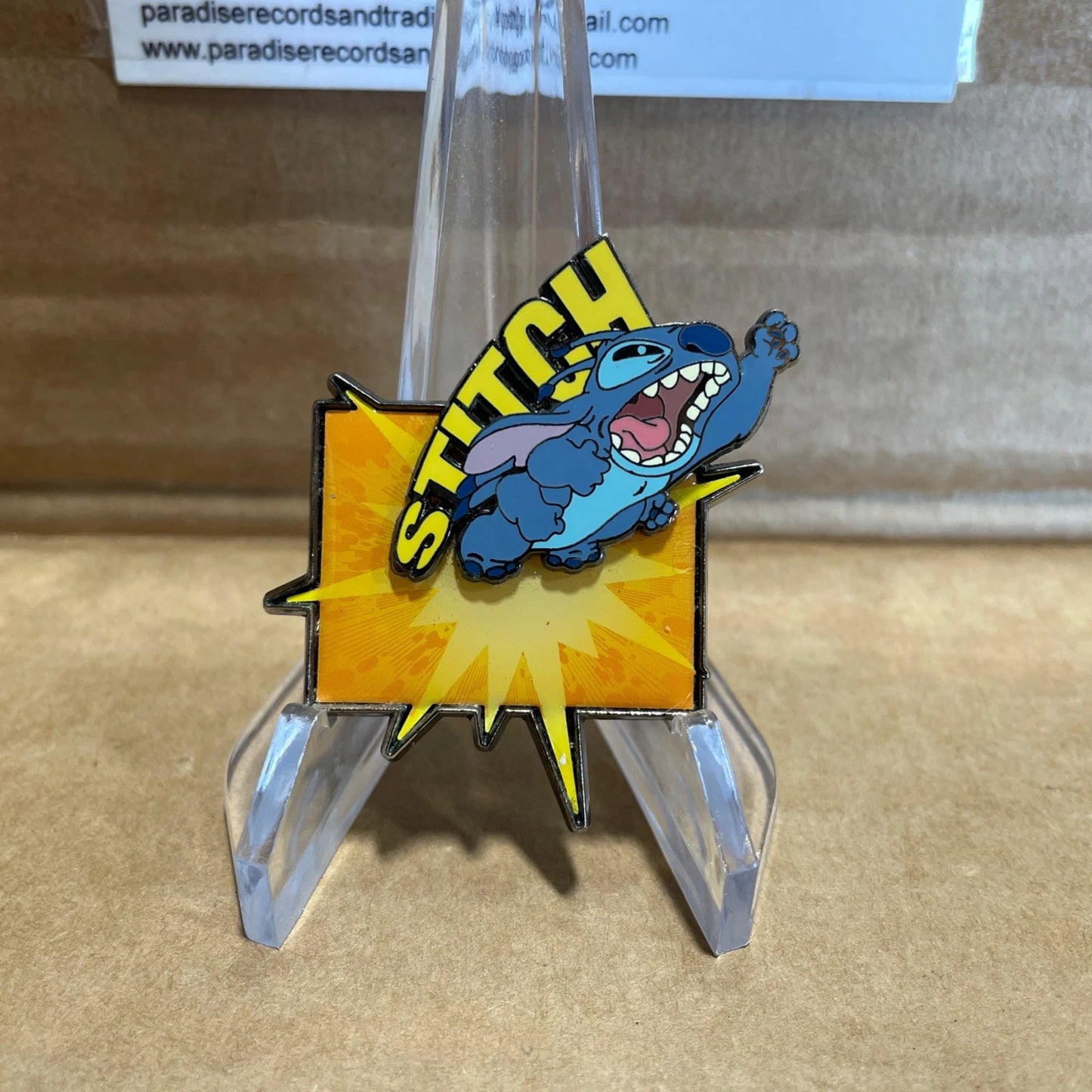 Disney Pin Stitch Rare Yellow Superman 2005 Disney Rare