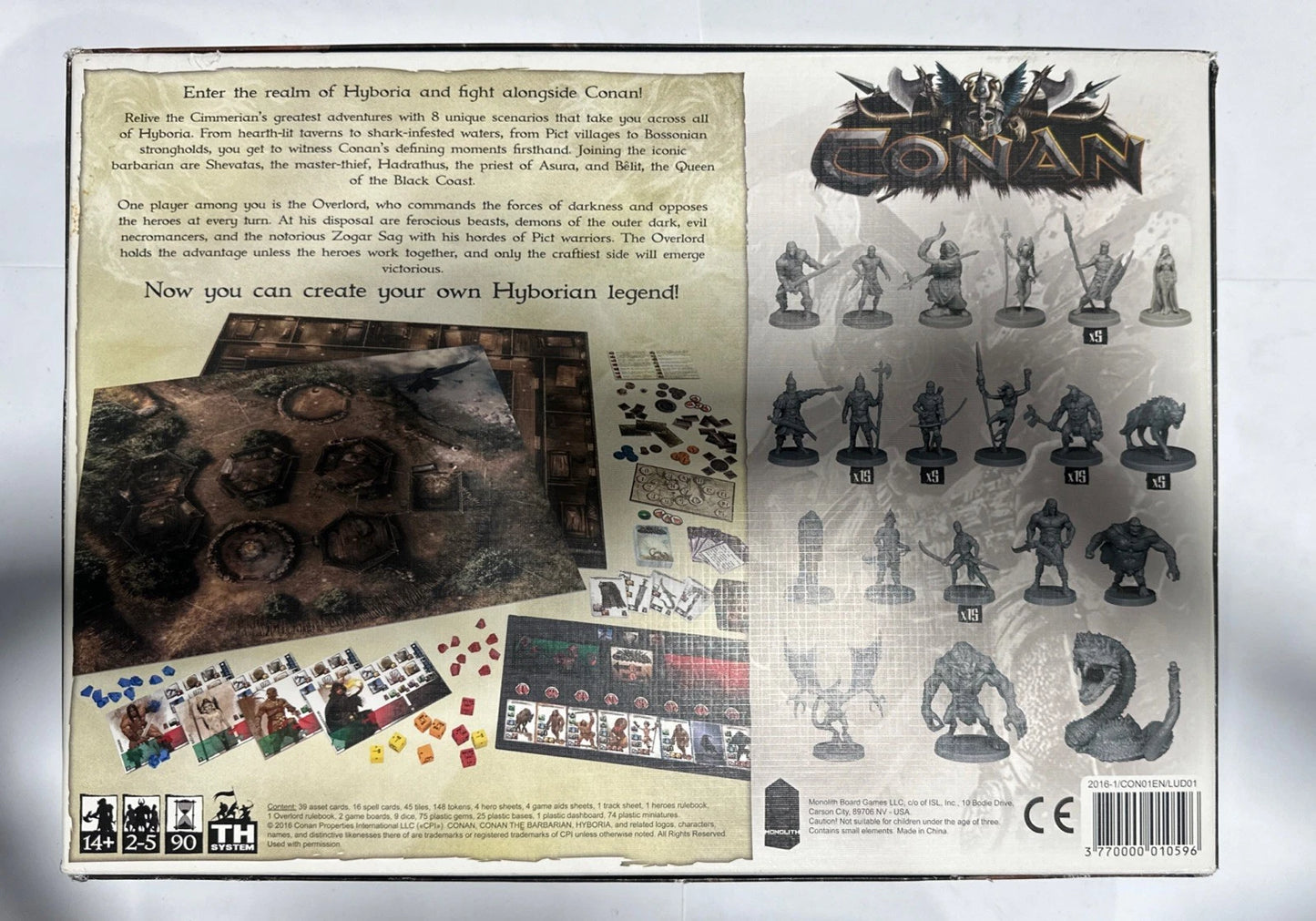 Conan Board Game - King Core Box - Monolith Games - Kickstarter Exclusive