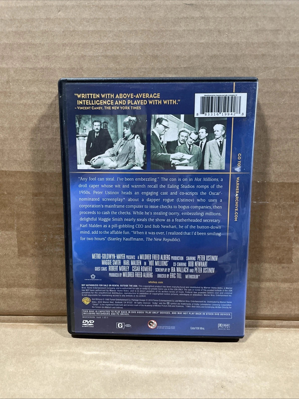 DVD Hot Millions (1968) Bob Newhart, Karl Malden