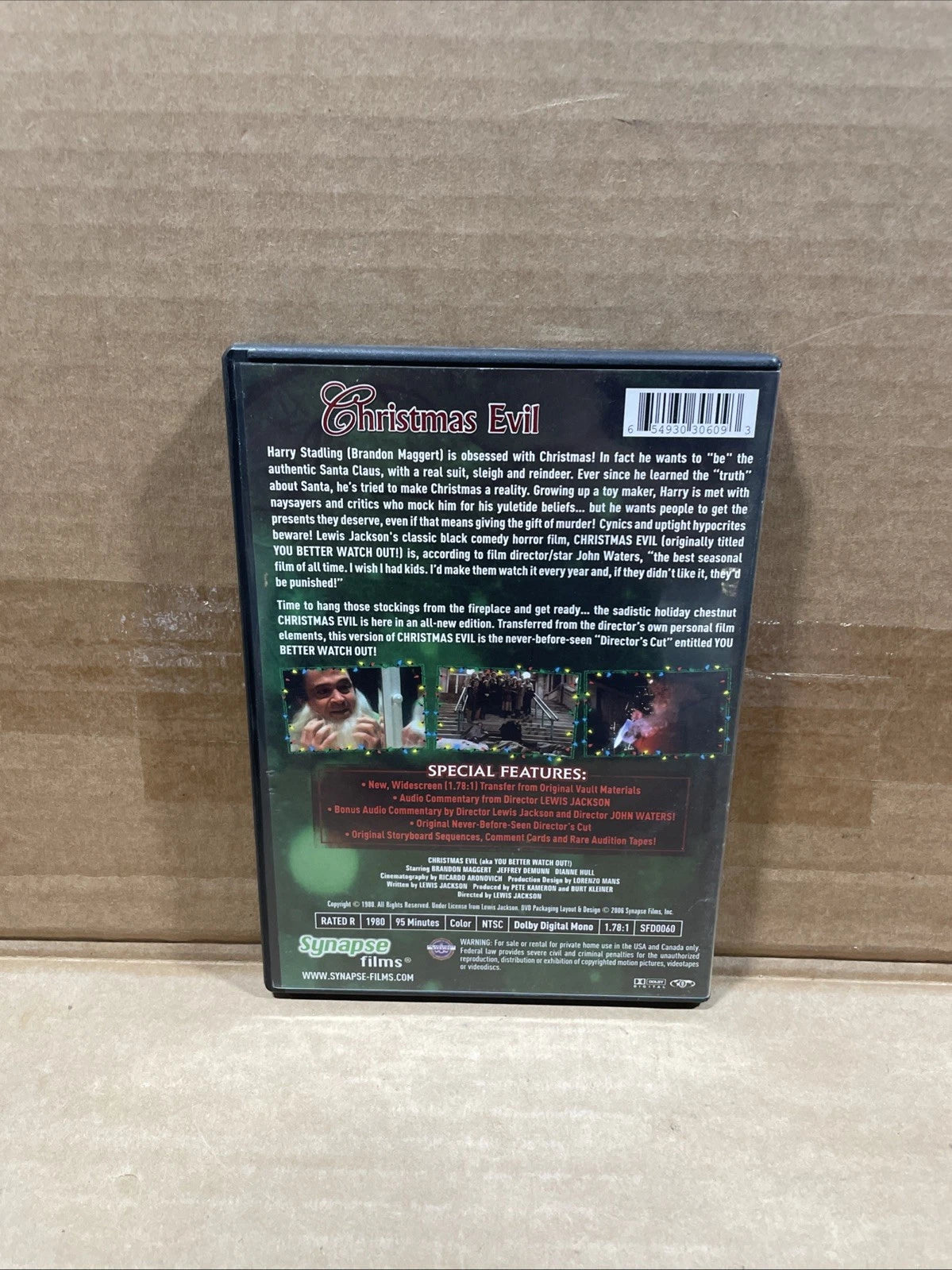 Christmas Evil (DVD, 1980) With John Waters Commentary