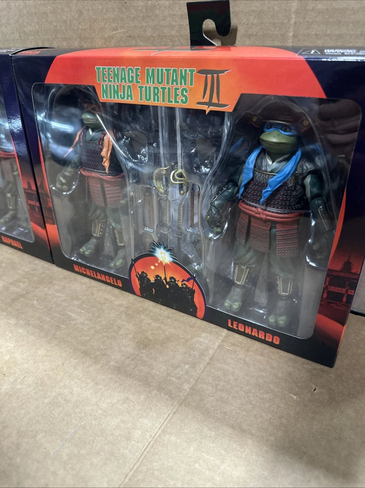 NECA TMNT 3 Movie 2 Pack Lot of 2