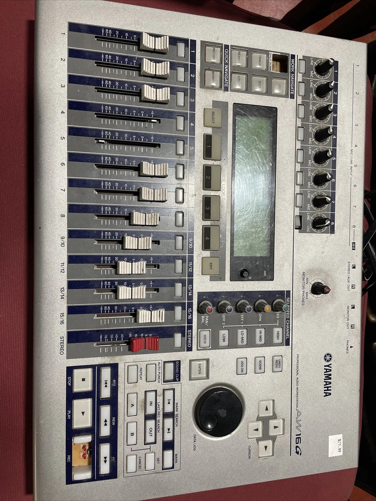 Yamaha AW16G 16-Track Digital Audio Workstation PARTS ONLY