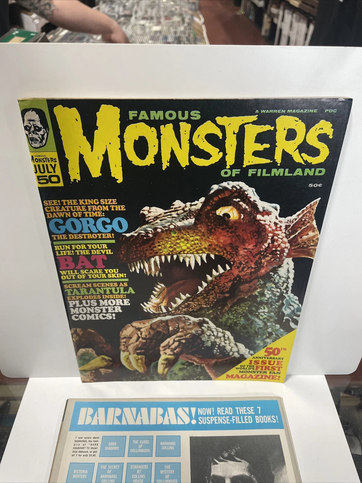 FAMOUS MONSTERS OF FILMLAND #61 JAN #58 OCT #50 JULY COVER MAGAZINES