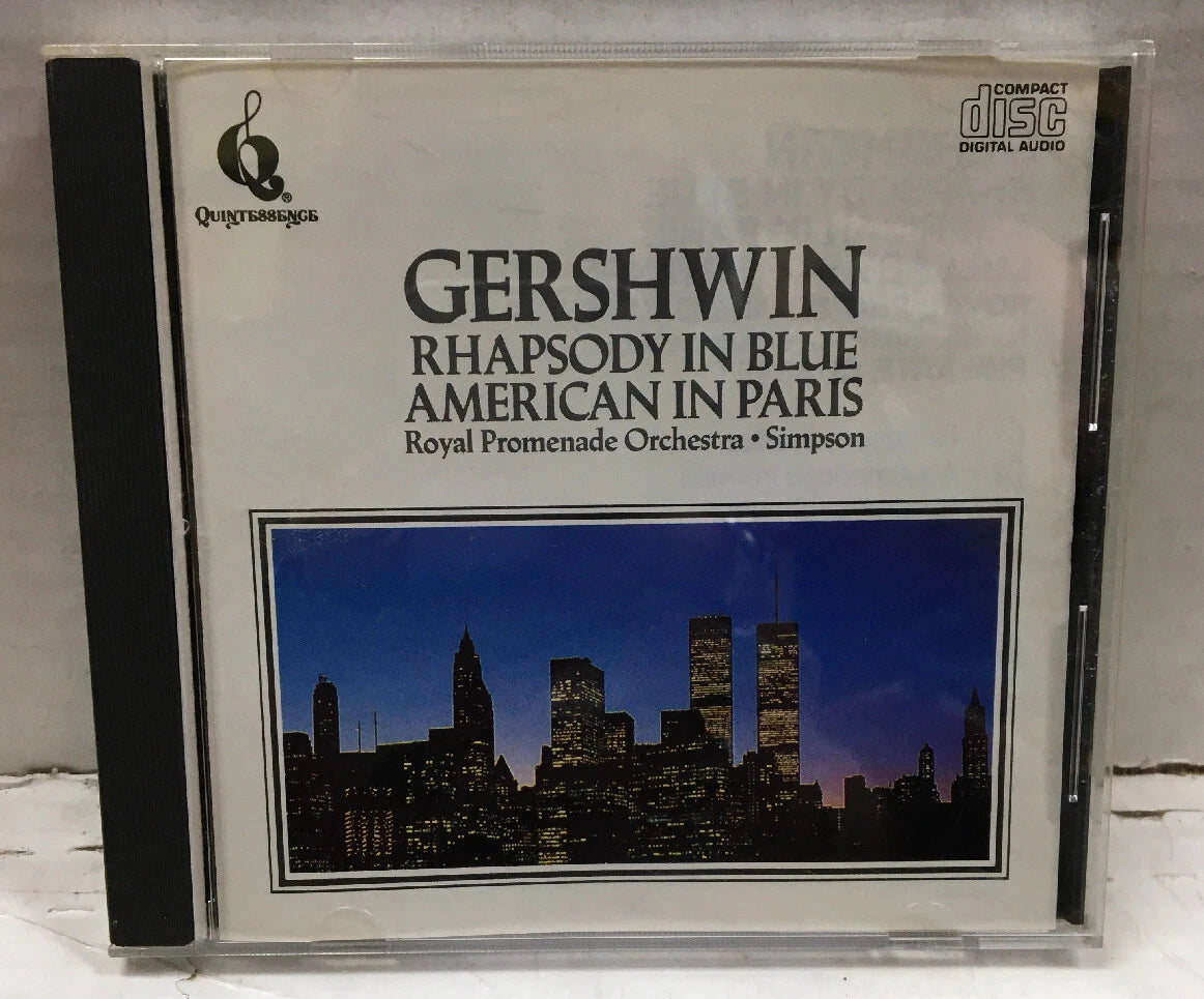 Gershwin Rhapsody In Blue CD