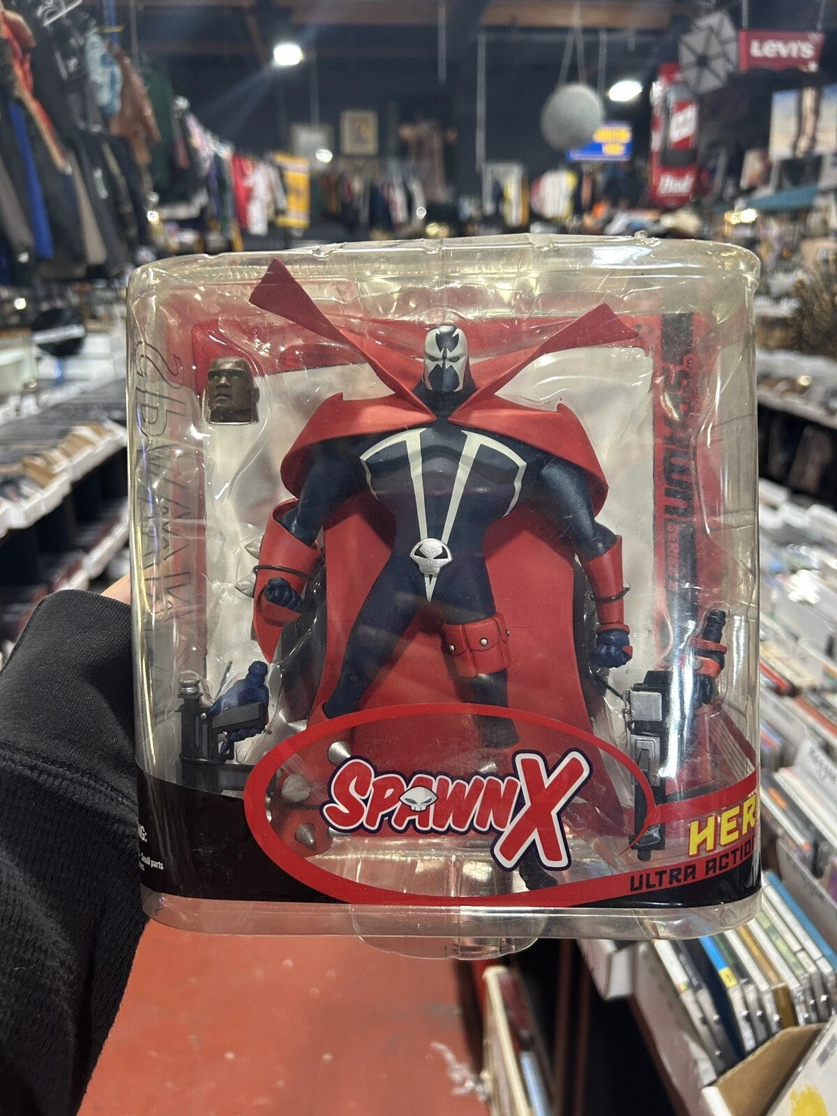 McFarlane Toys Spawn X Adventures Of Spawn Series 2 Dark Blue Figure 2007 Sealed