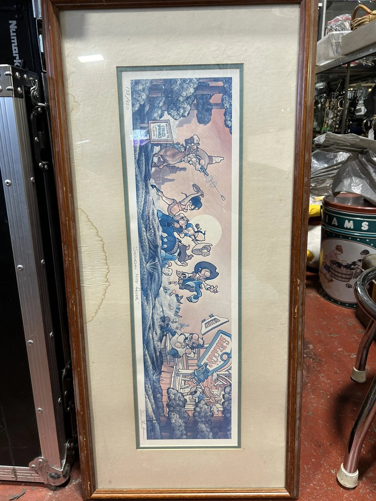 Saturday Nite Fever Don Auto Picture withFrame COA