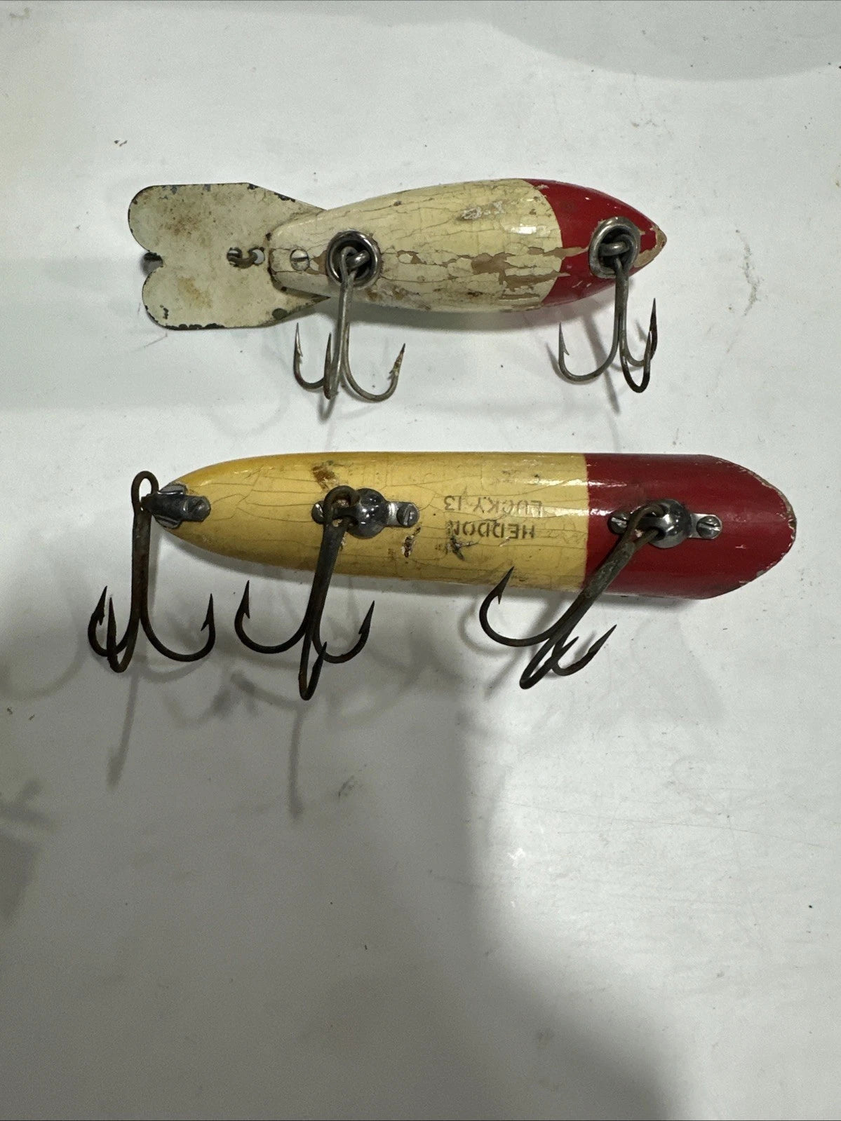 Vintage Heddon Basser & Other Lure Lot Fishing Lot