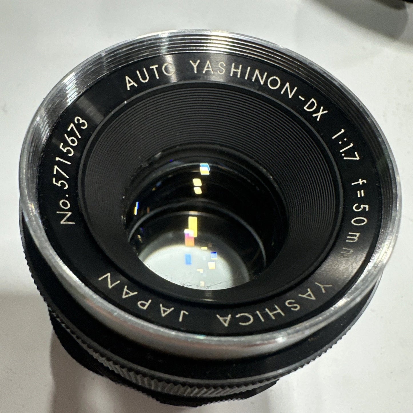 Yashica Auto Yashinon DX 50mm F1.7 Objektiv M42 Vintage Kamera