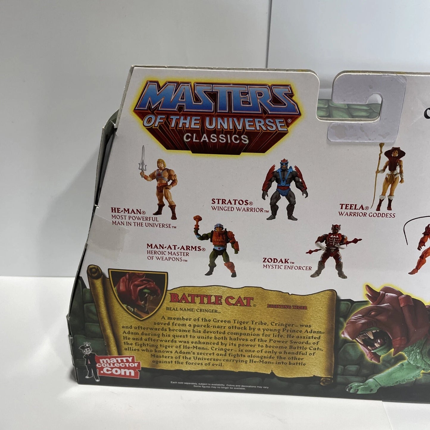 2010 Mattel MOTU Battle Cat Masters Of The Universe Classics MOTUC Sealed Rare