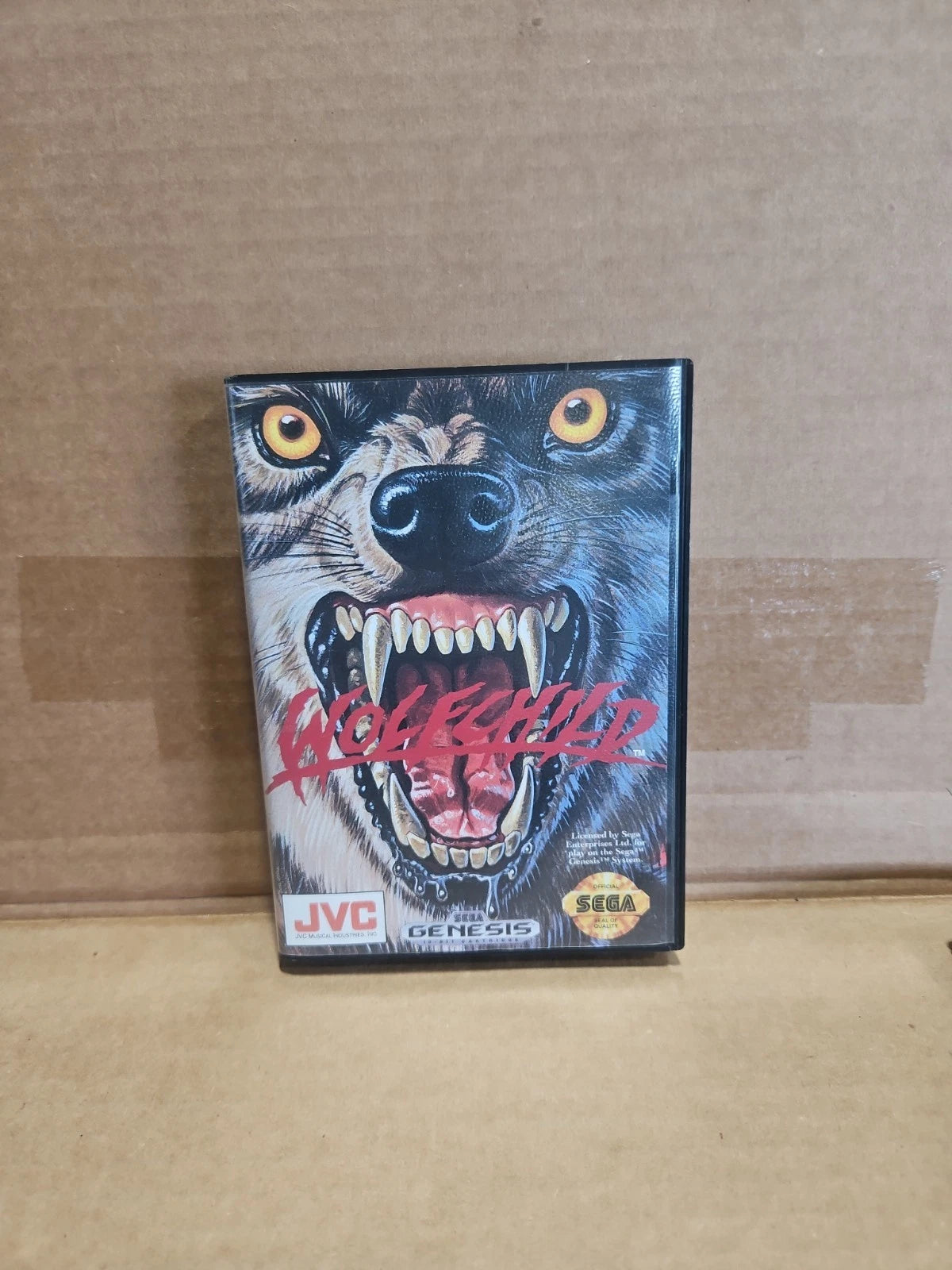Wolfchild (Sega Genesis) Vintage Game Cart With Box/Case