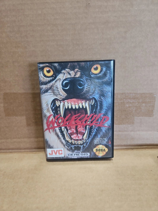 Wolfchild (Sega Genesis) Vintage Game Cart With Box/Case