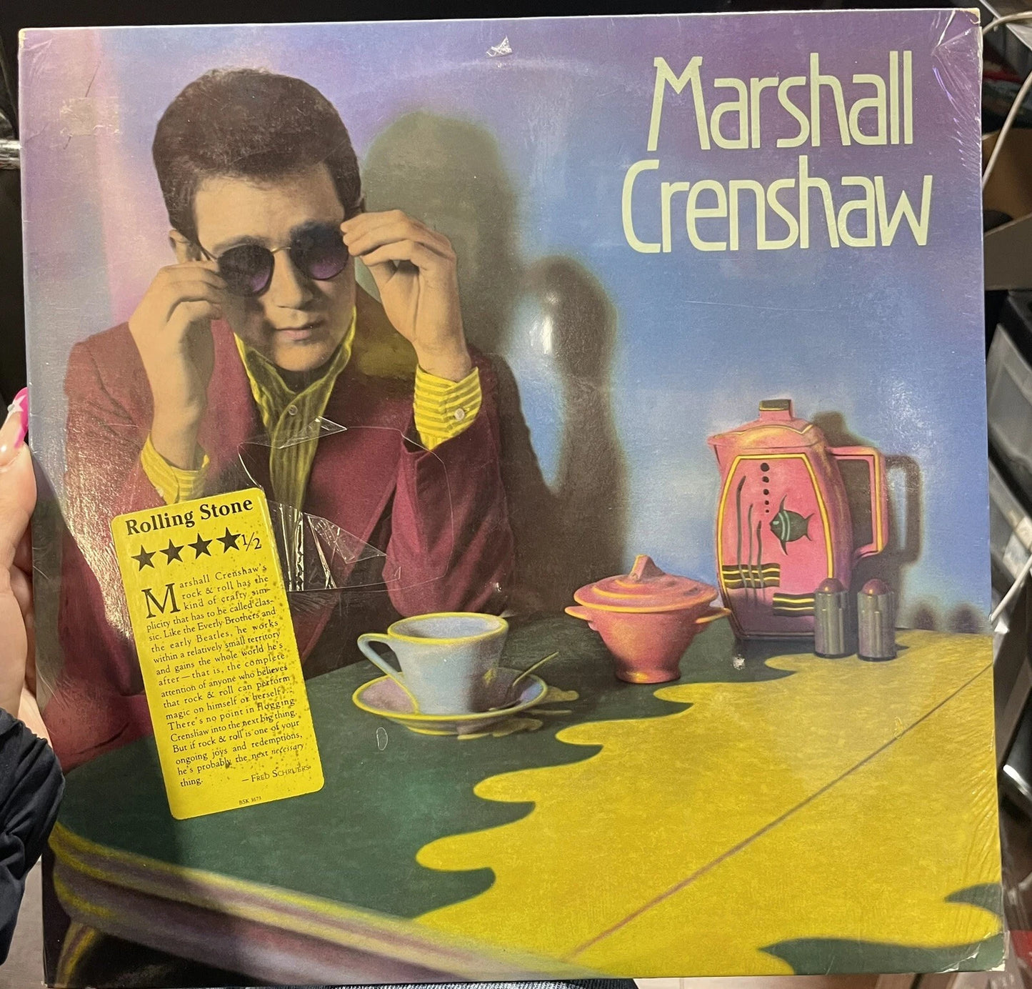 MARSHALL CRENSHAW Self-Titled BSK3673 VINYL LP sealed hype sticker