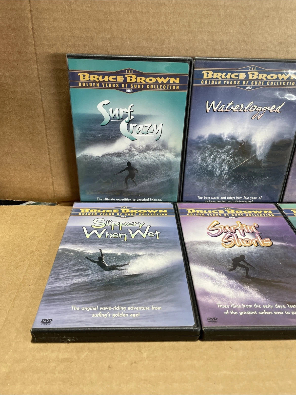 Bruce Brown Golden Years of Surf Collection Box Set (DVD, 2004, 6-Disc Set)