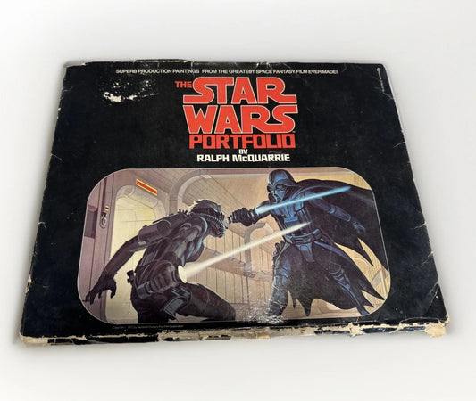 Star Wars 1977 Portfolio by Ralph McQuarrie Complete Set of 21 Damage