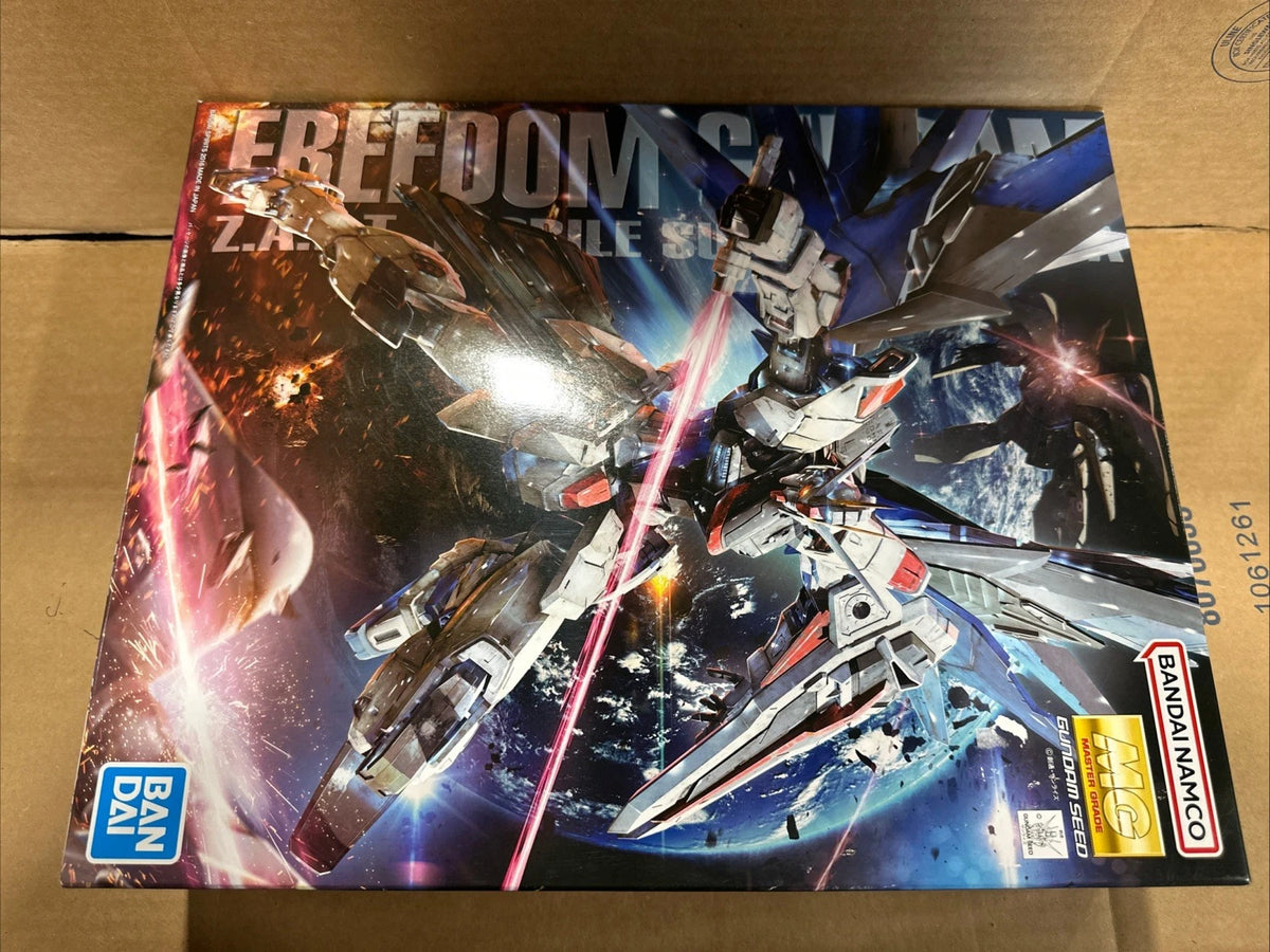 Bandai Hobby Gundam SEED Freedom Gundam Version Ver. 2.0 MG 1/100 Model Open Box