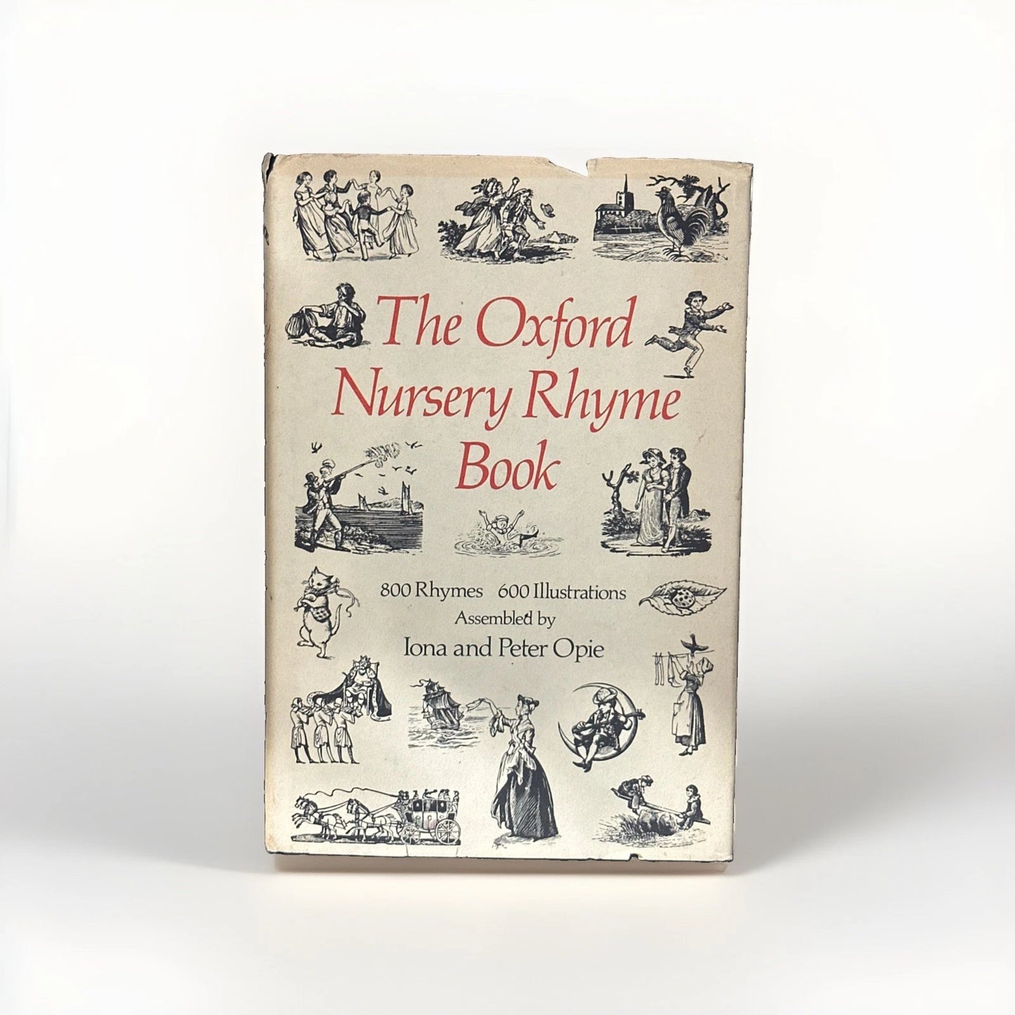 1975 The Oxford Nursery Rhyme Book by Iona & Peter Opie (HC/DJ) 800 Rhymes