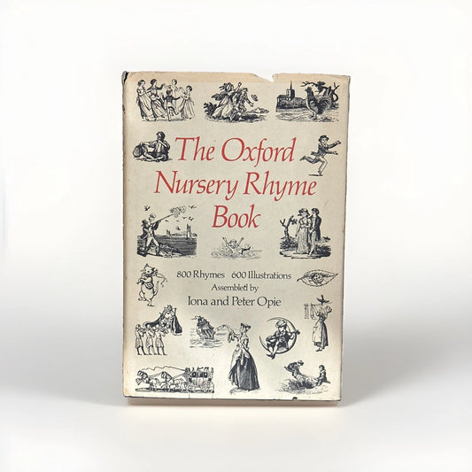 1975 The Oxford Nursery Rhyme Book by Iona & Peter Opie (HC/DJ) 800 Rhymes