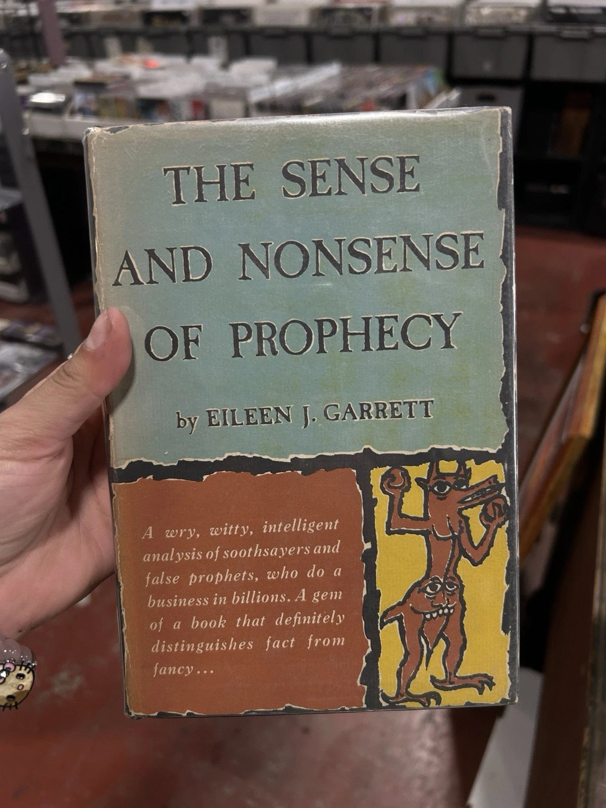 Eileen J. Garrett~Sense and Nonsense of Prophecy~1st/1st Hardcover w Dust Jacket